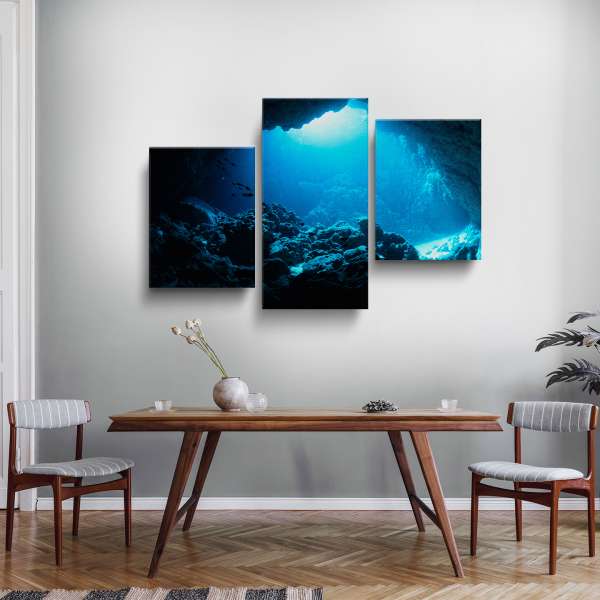 3D - podmořská jeskyně